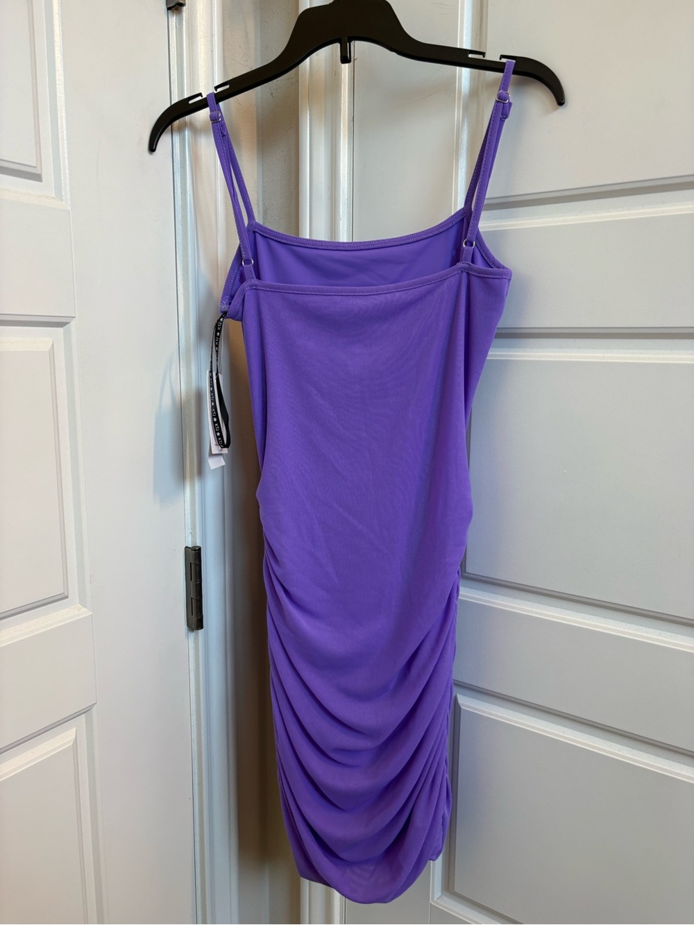 Katie J NWT Tween Ruched Bodycon Abby Dress in Purple Size XL (14) - Picture 2 of 4